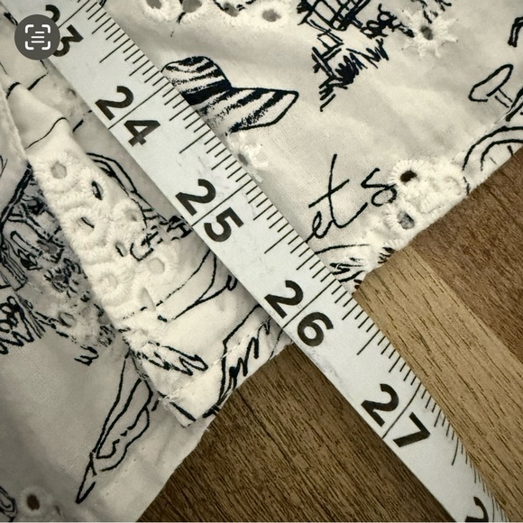 Chico’s Sanibel Eyelet Billow Sleeve Top Women’s Size 16/18 Chico’s size 3 - Picture 10 of 11